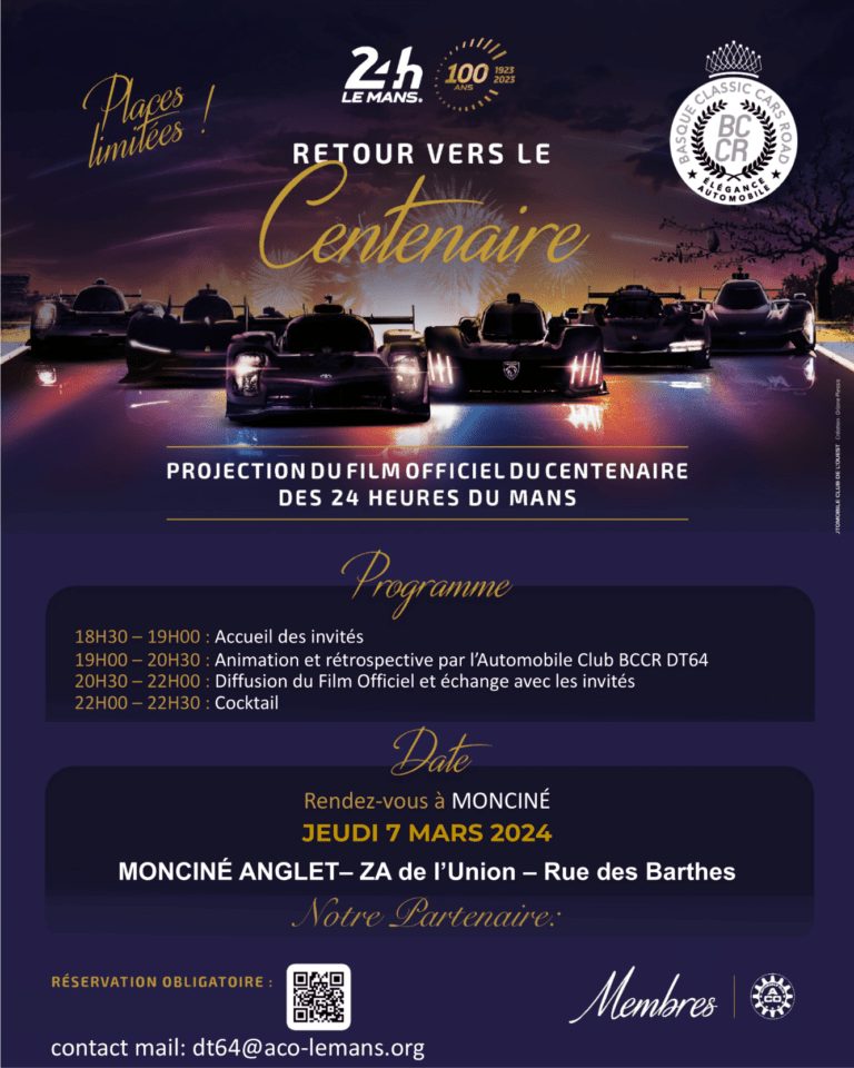 affiche Cinéma Film Officiel 24H DU MANS